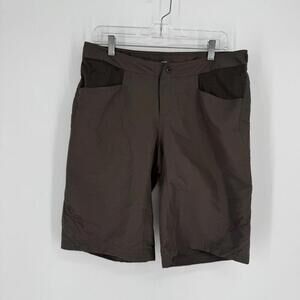 Fox racing shorts womens large L brown y2k 90s padded riding loose baggy grunge